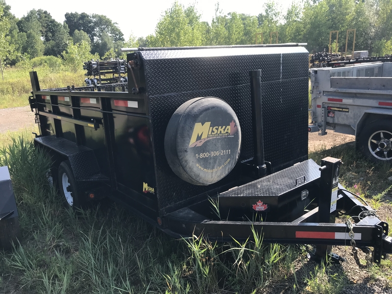 Cargo, Utility Trailers  2021 Miska 5 Ton High-Side Contractor Dump Trailer Photo